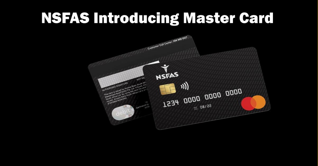 NSFAS Introducing Master Card